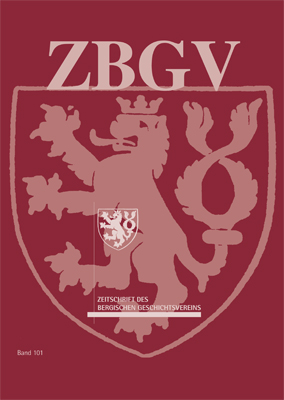 978-3-87707-746-7 - Zeitschrift des Bergischen Geschichtsvereins, Band 101 - Titelbild