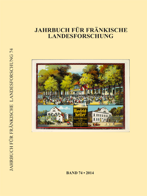 978-3-940049-20-9 - Jahrbuch für fränkische Landesforschung 74 - Titelbild