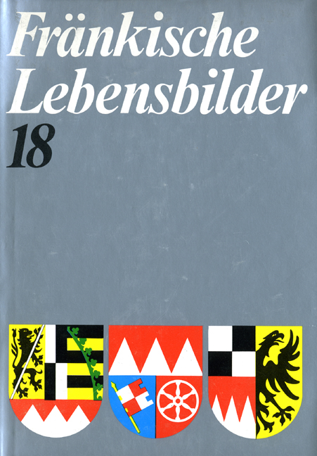 978-3-86652-718-8 - Fränkische Lebensbilder Band 18 - Titelbild