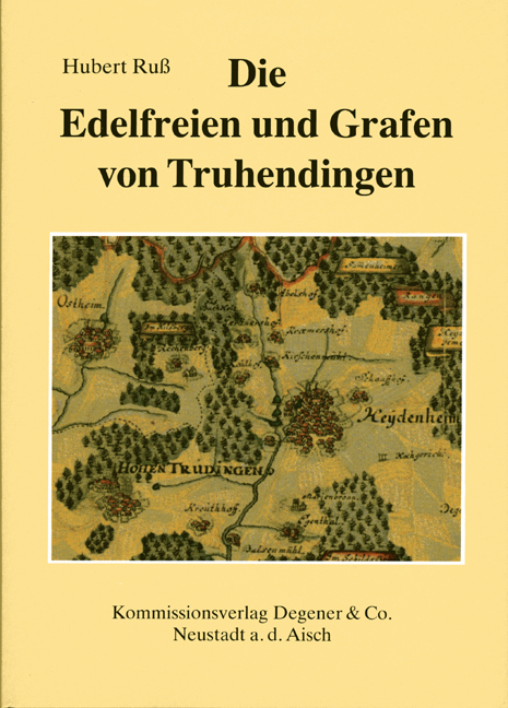 978-3-86652-940-3 - Die Edelfreien und Grafen von Truhendingen - Titelbild