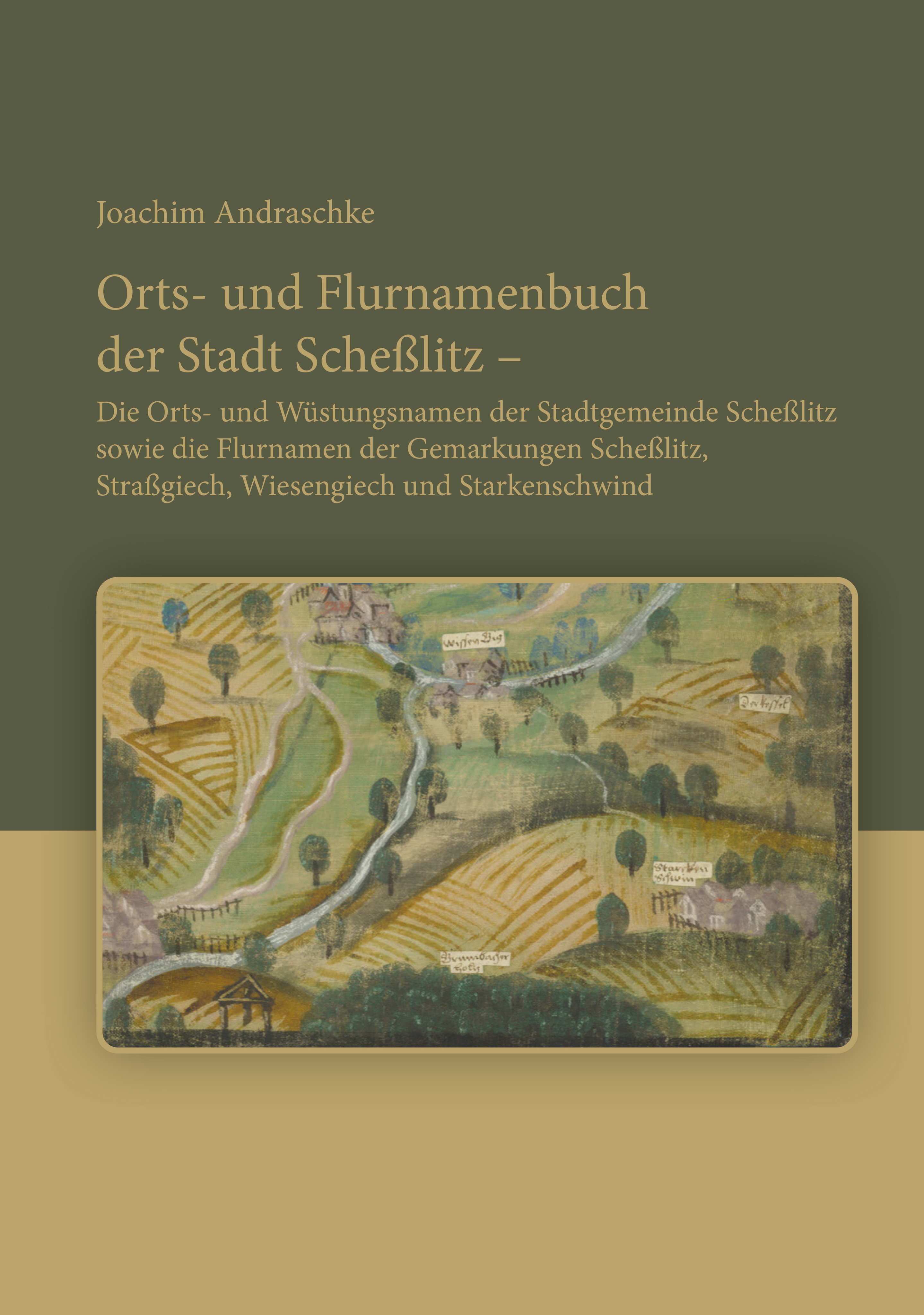 978-3-87707-235-6 - Orts- und Flurnamenbuch der Stadt Scheßlitz - Titelbild