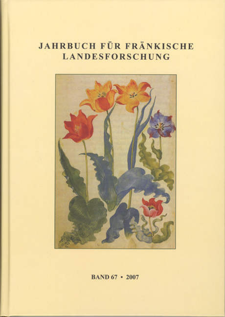 978-3-940049-08-7 - Jahrbuch für fränkische Landesforschung 67 - Titelbild