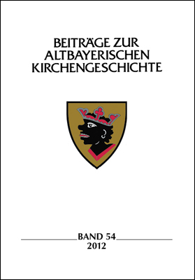 978-3-87707-873-0 - Beiträge zur altbayerischen Kirchengeschichte, Band 54 (2012) - Titelbild