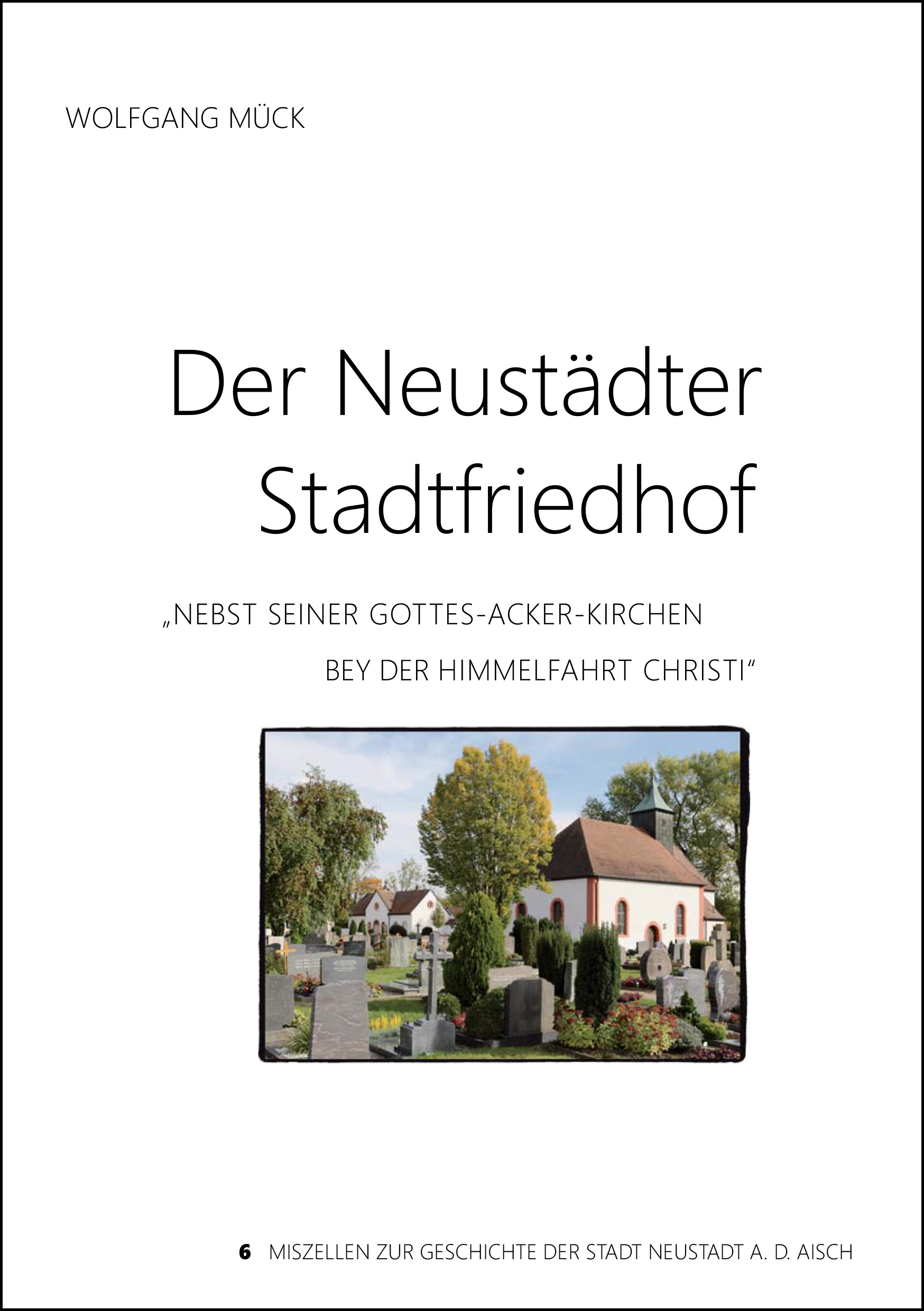 978-3-87707-198-4 - Der Neustädter Stadtfriedhof - Titelbild