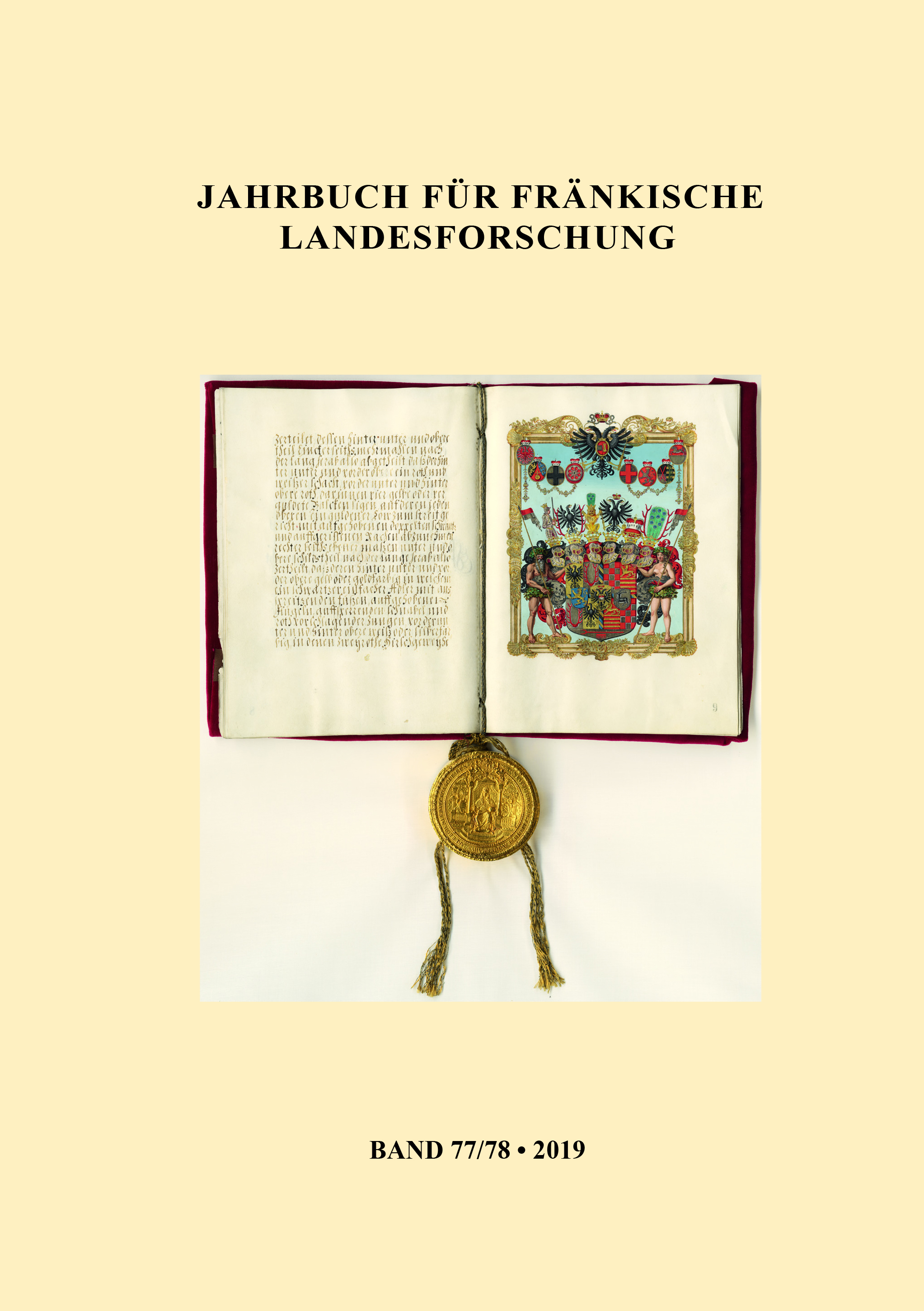978-3-940049-26-1 - Jahrbuch für fränkische Landesforschung 77/78 - Titelbild