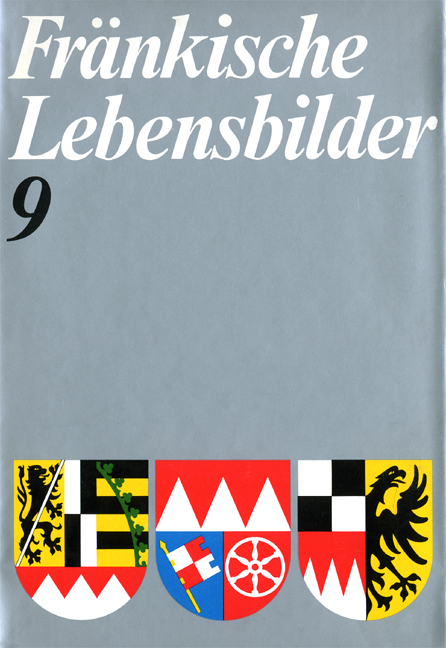 978-3-86652-709-6 - Fränkische Lebensbilder Band 9 - Titelbild