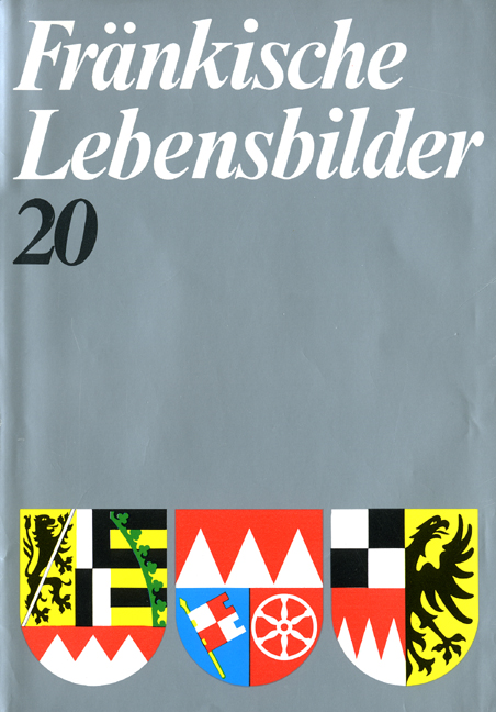978-3-86652-720-1 - Fränkische Lebensbilder Band 20 - Titelbild