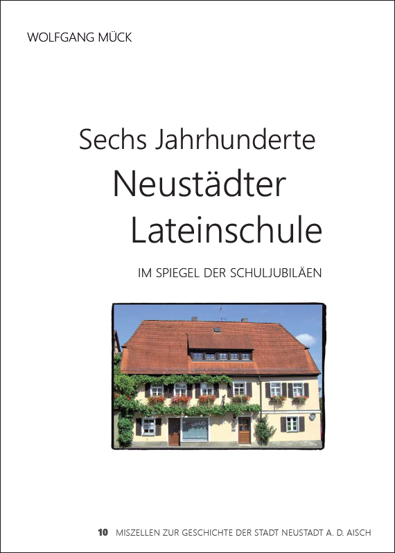 978-3-87707-244-8 - Sechs Jahrhunderte Neustädter Lateinschule im Spiegel der Schuljubiläen - Titelbild