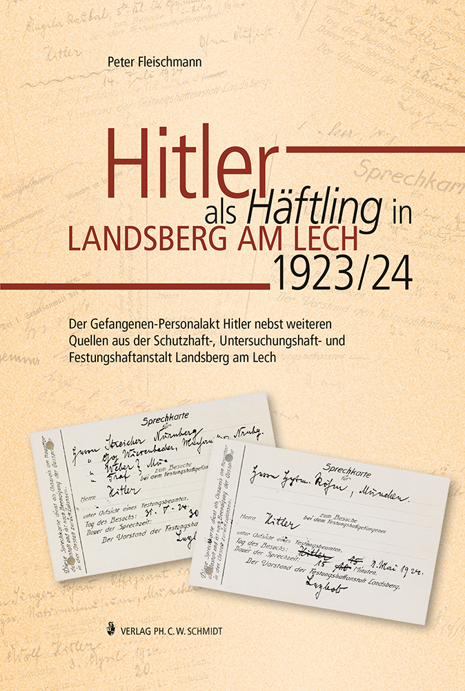 978-3-87707-978-2 - Hitler als Häftling in Landsberg am Lech 1923/24 - Titelbild