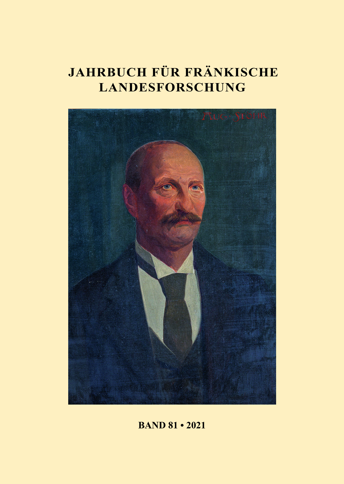 978-3-940049-28-5 - Jahrbuch für fränkische Landesforschung 81 - Titelbild