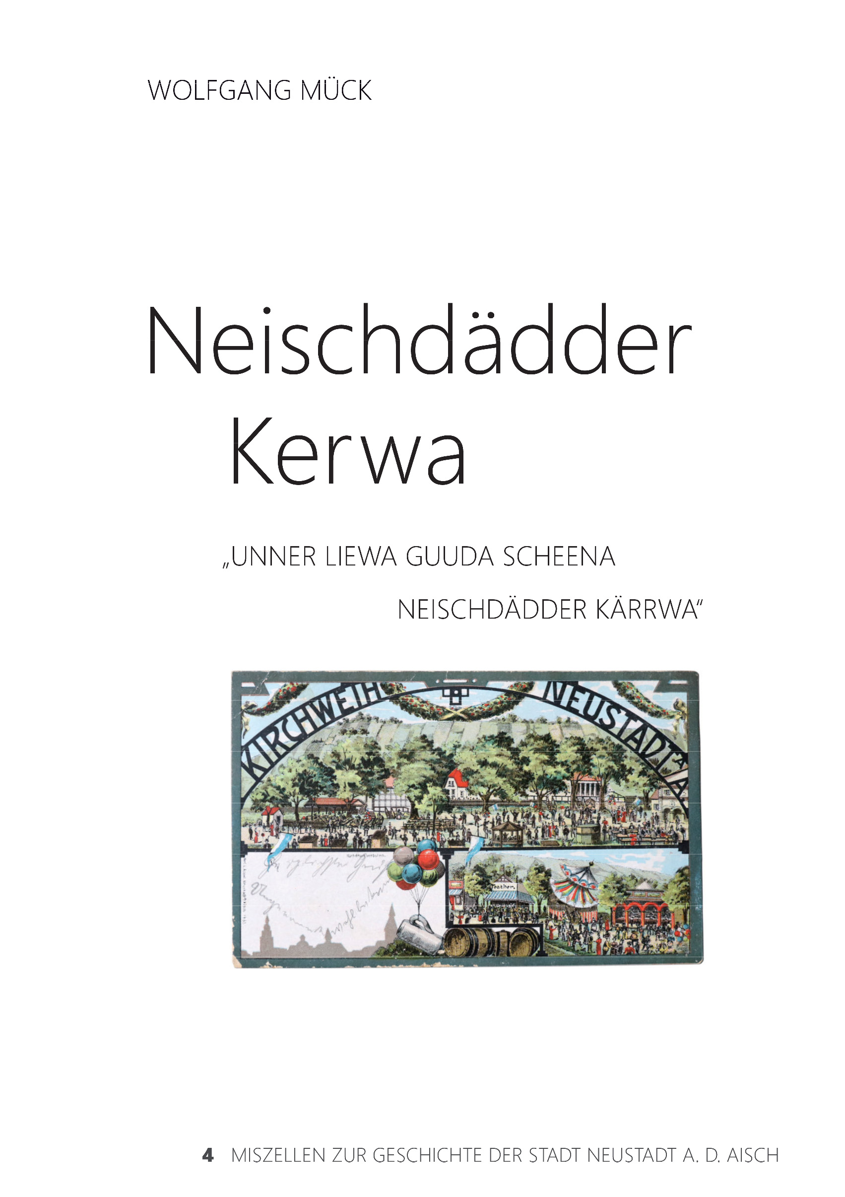 978-3-87707-189-2 - Neischdädder Kerwa - Titelbild