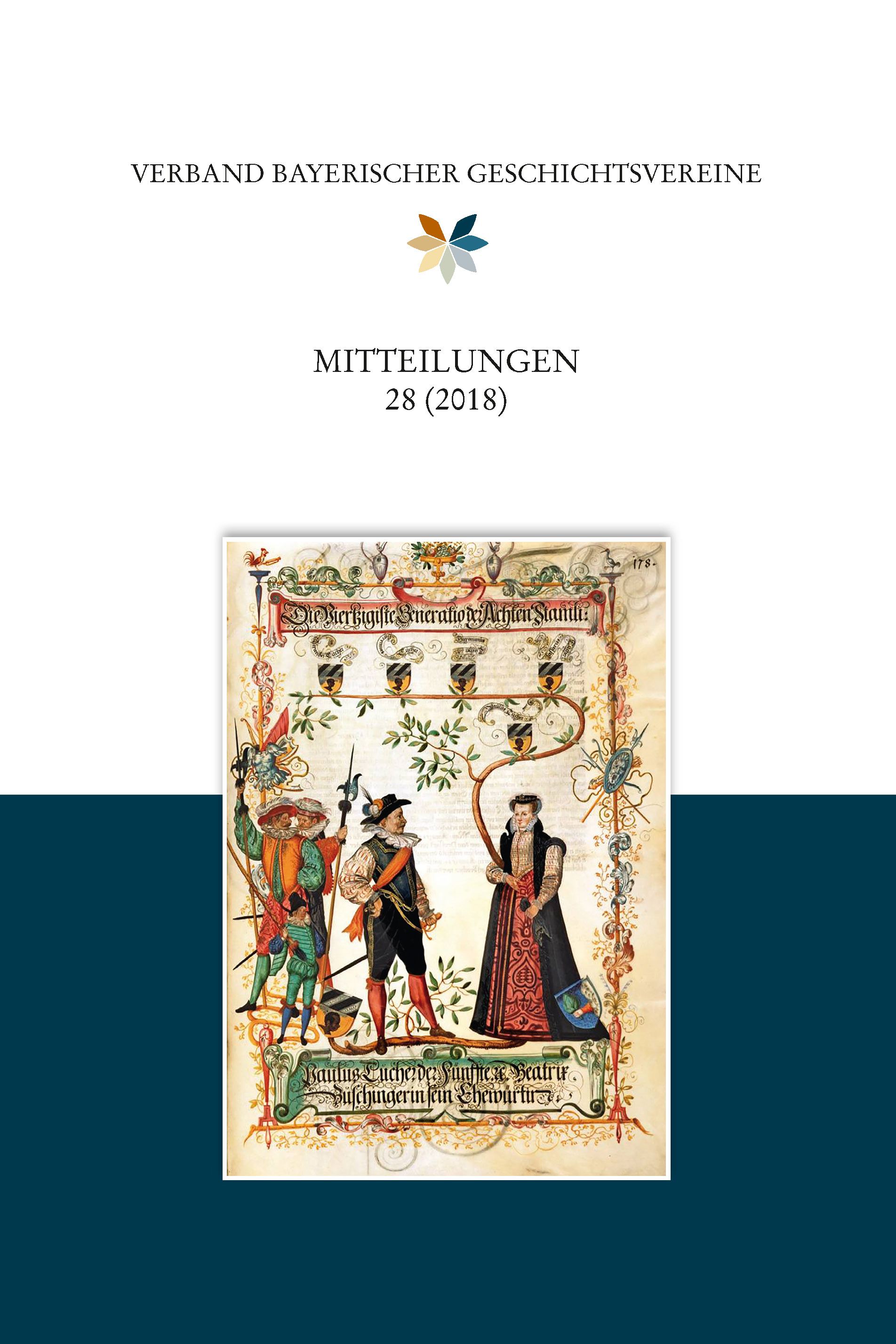 978-3-87707-164-9 - Mitteilungen des Verbandes bayerischer Geschichtsvereine 28 (2018) - Titelbild