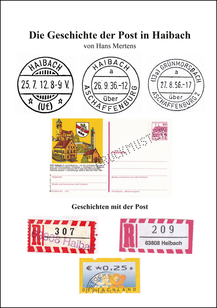978-3-87707-918-8 - Die Geschichte der Post in Haibach - Titelbild