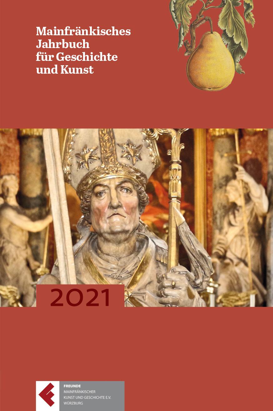 978-3-949015-03-8 - Mainfränkisches Jahrbuch für Geschichte und Kunst - Titelbild
