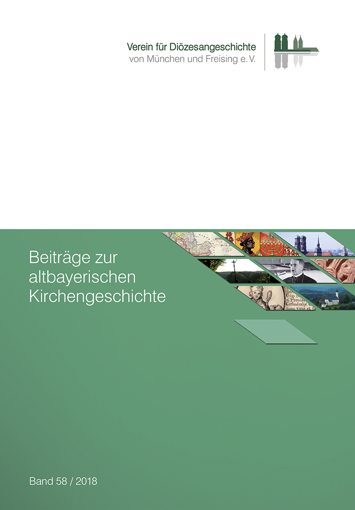 978-3-96049-021-0 - Beiträge zur altbayerischen Kirchengeschichte 58 (2018) - Titelbild