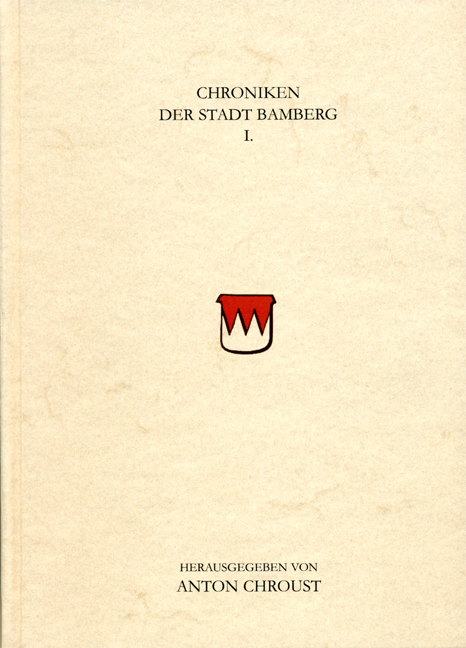 978-3-86652-001-1 - Chroniken der Stadt Bamberg - Titelbild