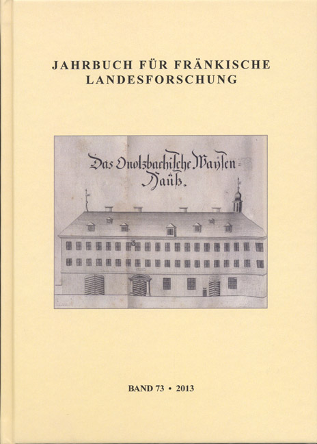 978-3-940049-18-6 - Jahrbuch für fränkische Landesforschung 73 - Titelbild