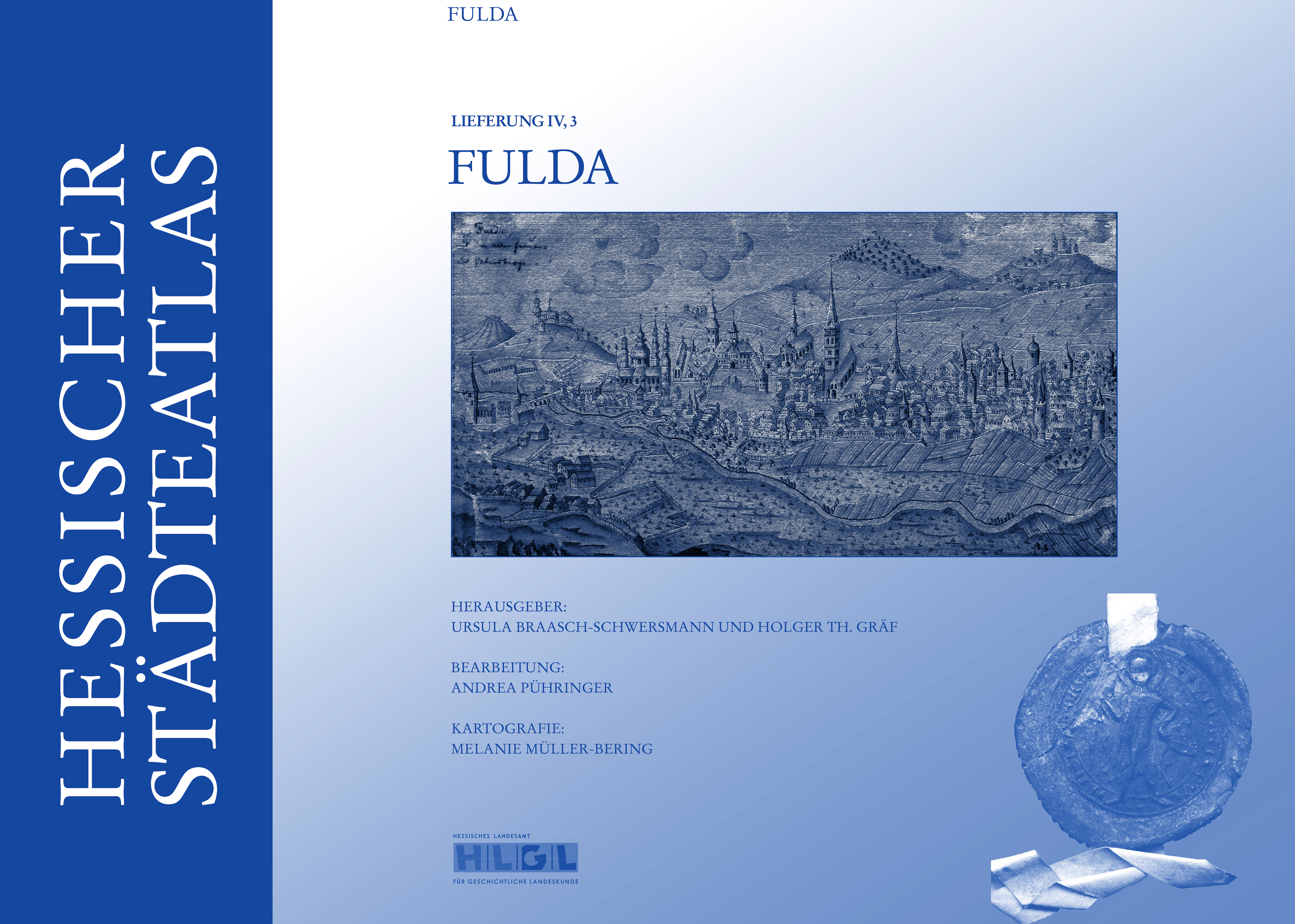 978-3-87707-172-4 - Hessischer Städteatlas - Fulda - Titelbild