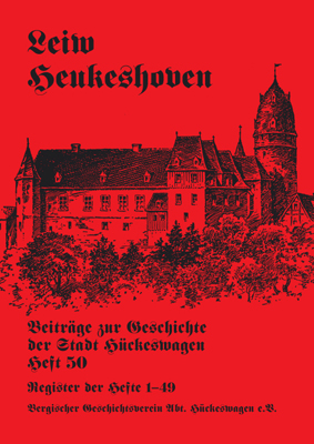 978-3-87707-801-3 - Leiw Heukeshoven. Beiträge zur Geschichte der Stadt Hückeswagen, Heft 50 - Titelbild