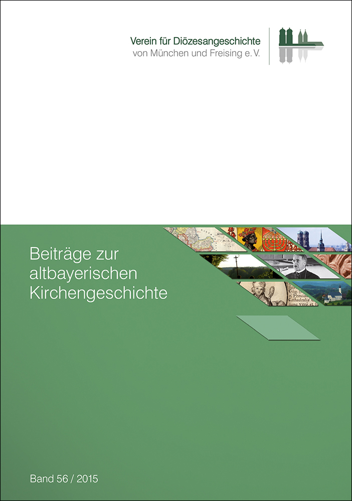 978-3-87707-986-7 - Beiträge zur altbayerischen Kirchengeschichte, Band 56 (2015) - Titelbild
