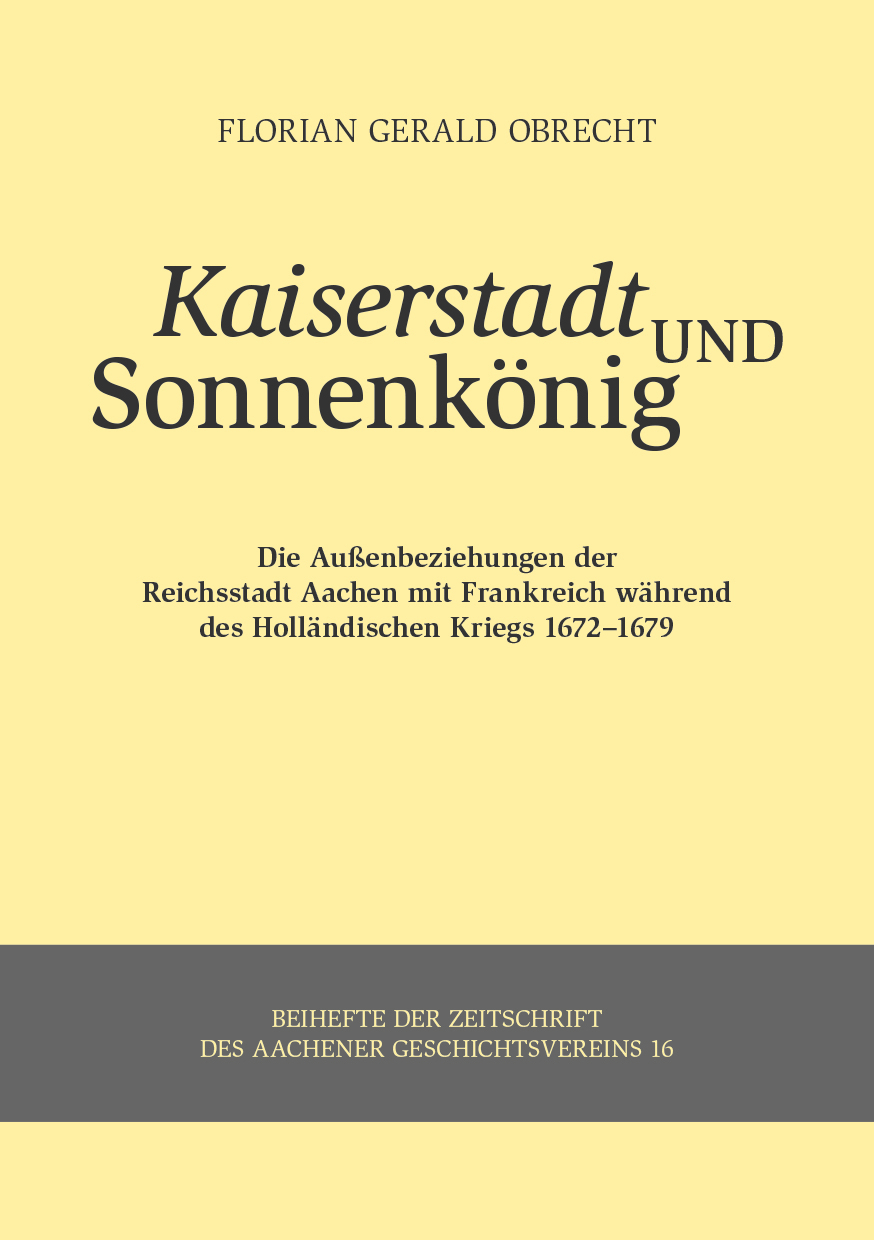 978-3-87707-272-1 - Kaiserstadt und Sonnenkönig - Titelbild