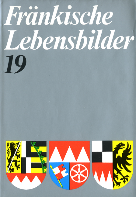 978-3-86652-719-5 - Fränkische Lebensbilder Band 19 - Titelbild