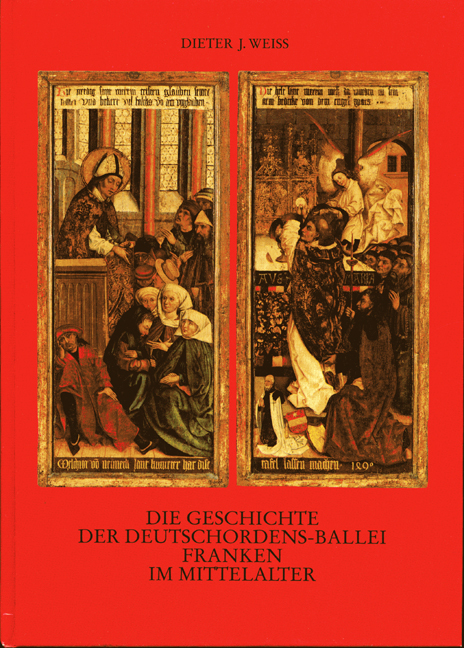 978-3-86652-939-7 - Die Geschichte der Deutschordensballei Franken im Mittelalter - Titelbild