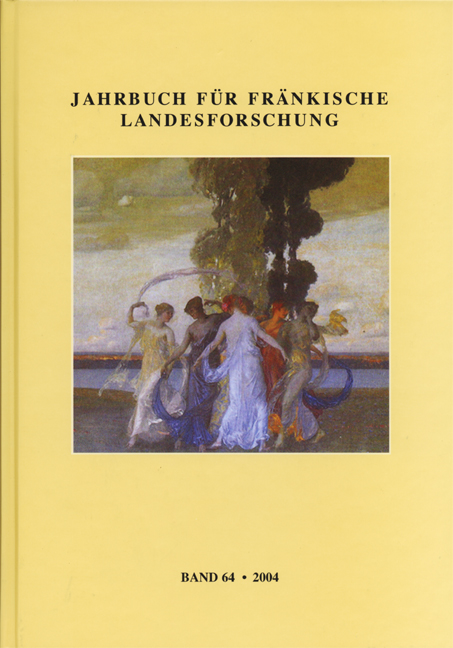 978-3-940049-06-3 - Jahrbuch für fränkische Landesforschung 64 - Titelbild