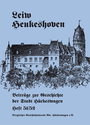 978-3-87707-826-6 - Leiw Heukeshoven. Beiträge zur Geschichte der Stadt Hückeswagen, Heft 51/52 - Titelbild