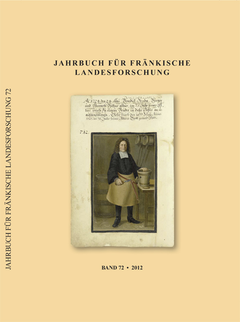 978-3-940049-17-9 - Jahrbuch für fränkische Landesforschung 72 - Titelbild