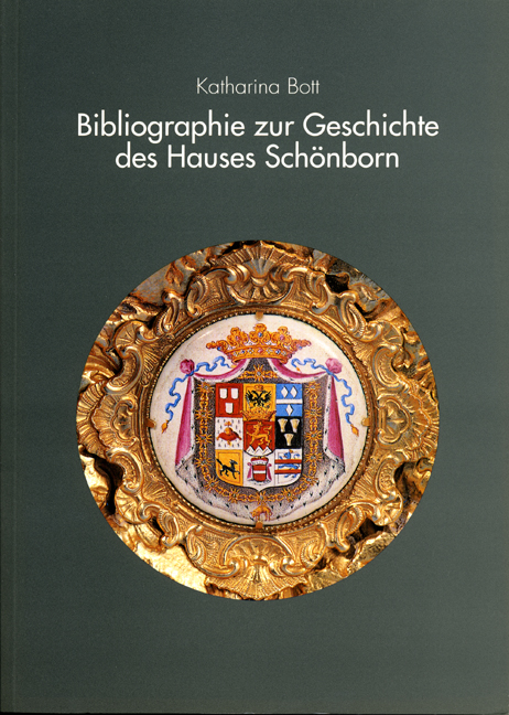 978-3-86652-167-4 - Bibliographie zur Geschichte des Hauses Schönborn - Titelbild
